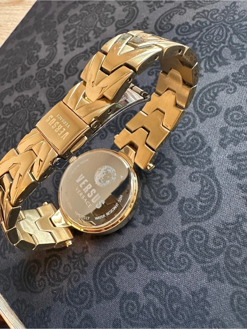 Versus Versace Gold-Tone Women's Bracelet Watch with White Dial